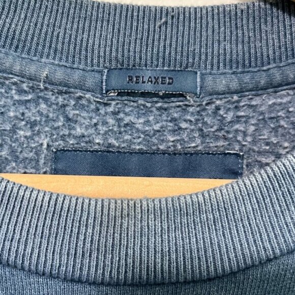 Abercrombie & Fitch Soft AF Fleece Sweatshirt - Men’s XS - Washed Blue - Picture 5 of 10